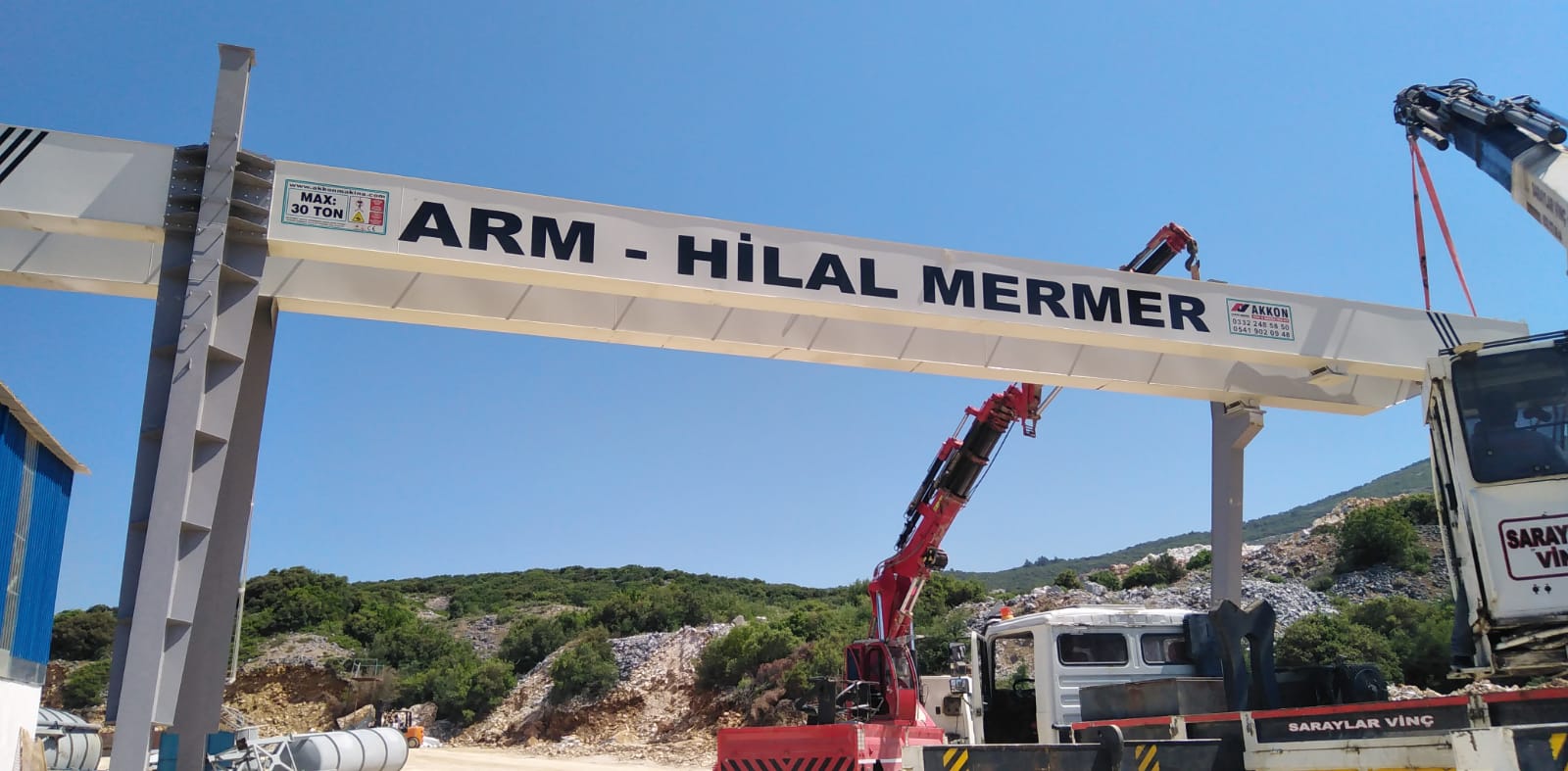 ARM - HİLAL MERMERE VİNCİMİZ HAYIRLI OLSUN.